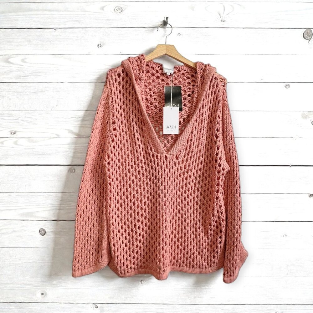 Misa Pink‎ Shamani Hoodie, Size  L, NWT